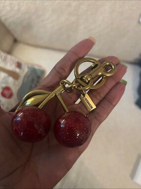 Coach Large Cherry bag charm 🥳🥳❌❌
